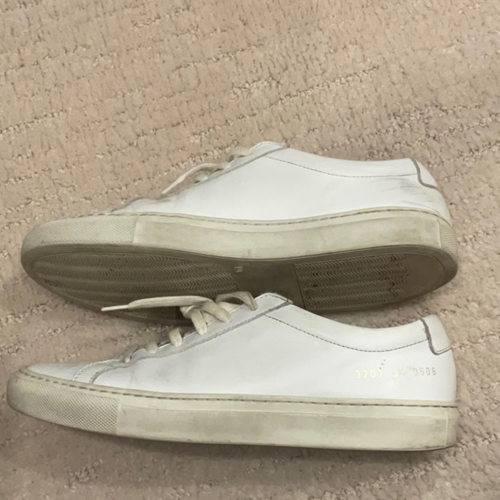 Preowned Authentic Common Projects White Womens S… - image 4